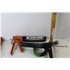 Image 4 : (2) Caulking Guns, Hammer, Painters Tape, Exhaust Sealer