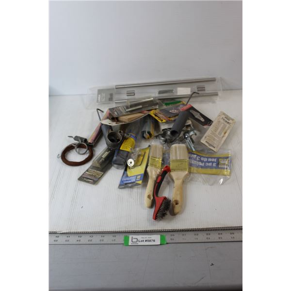 Assorted Utility Springs, Paint Brushes, Misc.