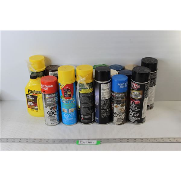 Assorted Automotive Sprays