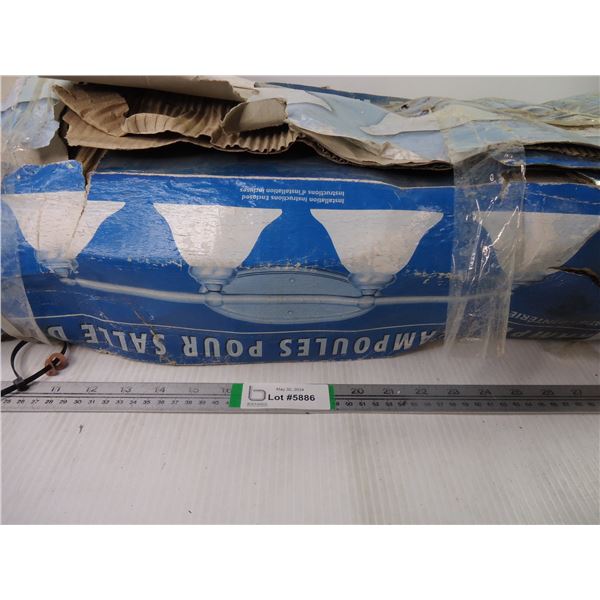 *(4) Light Bath Bar (missing one shade)