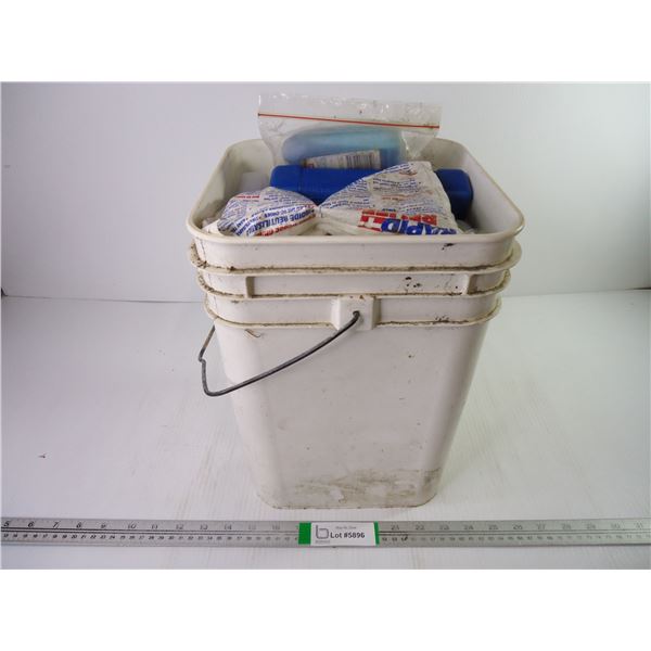 Pail Full of Ice Packs