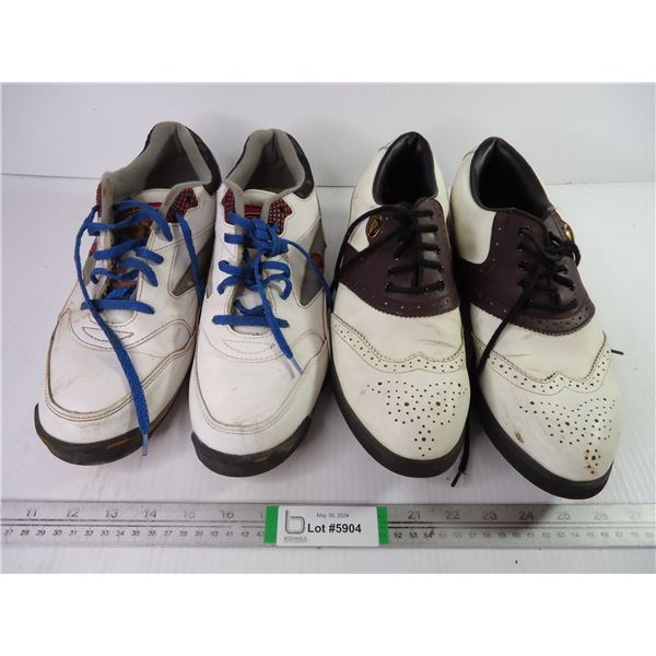 (2) Pairs of Golf Shoes- Both are Size 10