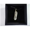Image 2 : Wire Wrapped Quartz Pendant with Cord