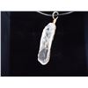 Image 3 : Wire Wrapped Quartz Pendant with Cord