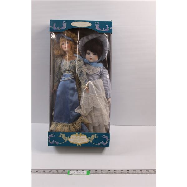 (2) Vintage Dolls in Vintage Doll Box