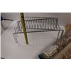 Image 3 : (3) Metal Wire Shelves/Racks, Bath Mat And Area Rug
