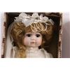 Image 2 : Vintage Porcelain  Doll w/Wedding Dress & Box