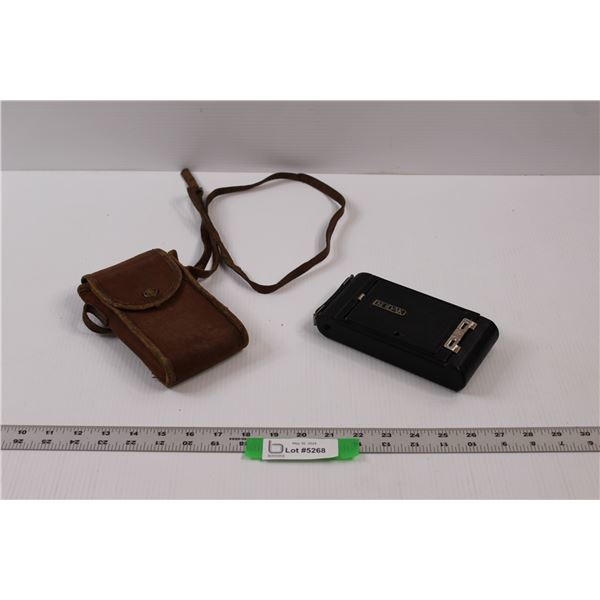 Vintage/Antique Kodak Pocket Camera w/Case - No.A120 (Few Condition Issues As Seen In Pictures)