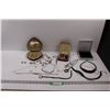Image 1 : Various Jewelry w/(3) Boxes - Necklaces, Earrings, Bracelets etc.& Marked 10K Gold Ring