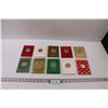 Image 1 : (10) Franklin Mint Bronze Coin Christmas Holiday Cards - Various Years