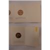 Image 7 : (10) Franklin Mint Bronze Coin Christmas Holiday Cards - Various Years