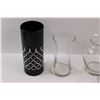 Image 2 : (9 pcs) Glass Vases, Frog & Dishes
