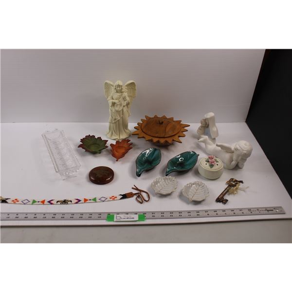 Various Home Decor. & Candle Holders