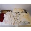 Image 1 : (2) Baby Dresses, Cotton Sweater, Scarves, Blankets and more as pictured