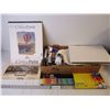 Image 1 : Large Lot of Oil Pastels, Paper, Paints and other accessories