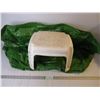 Image 1 : Small Plastic Step Stool and Large Garden Waste Bag