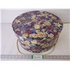 Image 1 : (2) Large Vintage Hatbox Floral Design with (1) Hat