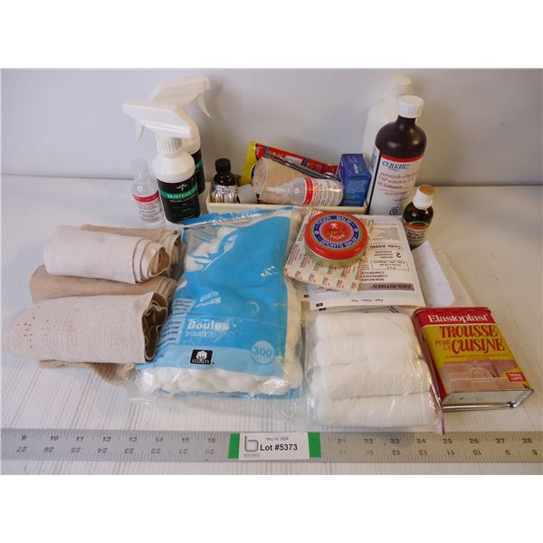 Large Lot of Assorted Items for a First Aid Kit as pictured