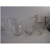 Image 2 : (12) Pieces of Glassware-Mugs, Pitcher, Vases
