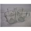 Image 3 : (12) Pieces of Glassware-Mugs, Pitcher, Vases