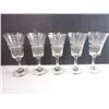Image 3 : (13) Assorted Clear Glass Cordial Glasses