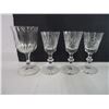 Image 4 : (13) Assorted Clear Glass Cordial Glasses