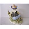 Image 4 : Boy Ornament with Swan Porcelain Figure-Made in Japan
