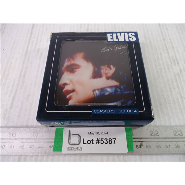 Set of (4) Elvis Coasters