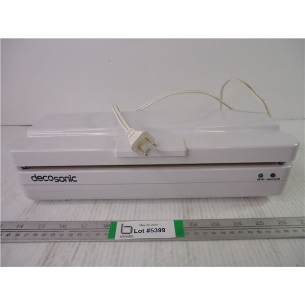 Decosonic Vacuum Bag Sealer (working)