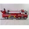 Image 1 : Red Plastic Fire Truck-24" Long, makes sounds