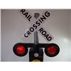 Image 2 : Kids Railway Crossing Sign-Lights Flash but Arm is Missing, works fine-30" Tall
