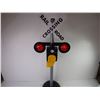 Image 3 : Kids Railway Crossing Sign-Lights Flash but Arm is Missing, works fine-30" Tall