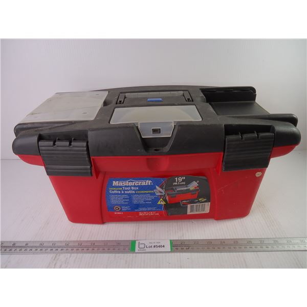Mastercraft Plastic Tool Box-19"