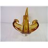 Image 4 : Handblown Vintage Lorraine Art Gold Glass 1960's