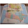 Image 1 : 1970 Map of Canada-40"x36" and Map of Dominion of Canada-23.5"x16.5"
