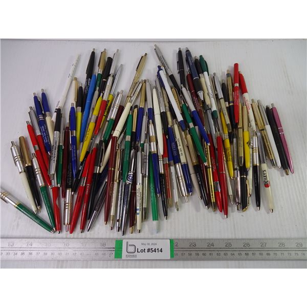 (100) Advertising Pens-most need ink