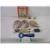 Image 1 : Saskatchewan Advertising Bottle Openers,(3) Toy Pinball Games,(2) Shot Glasses and 8-Track