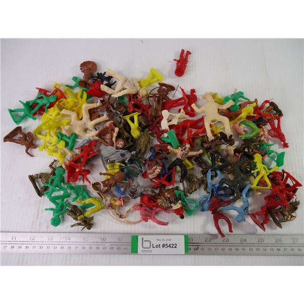 Lot of assorted Plastic Toys-Mostly Western Themed