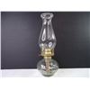 Image 2 : Vintage 13" Tall Oil Lamp with Clear Hobnail Base