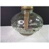 Image 3 : Vintage 13" Tall Oil Lamp with Clear Hobnail Base