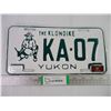 Image 1 : The Klondike-Yukon License Plate-last registered 1981