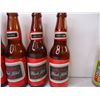 Image 3 : (7) Vintage Black Label Beer Bottles,(3) Bohemian,(1) Pilsner with Wooden Orange Box
