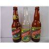 Image 4 : (7) Vintage Black Label Beer Bottles,(3) Bohemian,(1) Pilsner with Wooden Orange Box