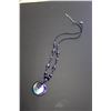 Image 1 : Purple Glass Beaded Necklace with Pendant