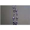 Image 3 : Purple Glass Beaded Necklace with Pendant