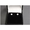 Image 2 : Sterling Silver GRA Certified Moissanite (.5c) Stud Earrings