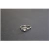 Image 2 : Sterling Silver Cubic Zirconia Heart Ring-Size 8