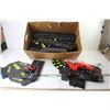 Image 1 : Box of Slot Car Track - (2) Controllers - (2) Slot Cars (untested - unknown completion)
