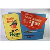 Image 4 : Vintage Robin Hood Flour - Cardboard Advertising Pole Sign