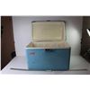 Image 1 : Vintage Metal Coleman Cooler (has some chipping on lid edge)